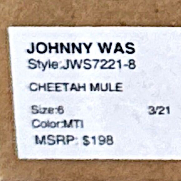 Johnny Was Cheetah Mule - Picture 13 of 16